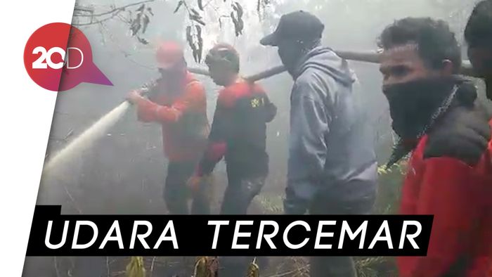 Bengkalis dan Dumai Diselimuti Asap Kebakaran Hutan