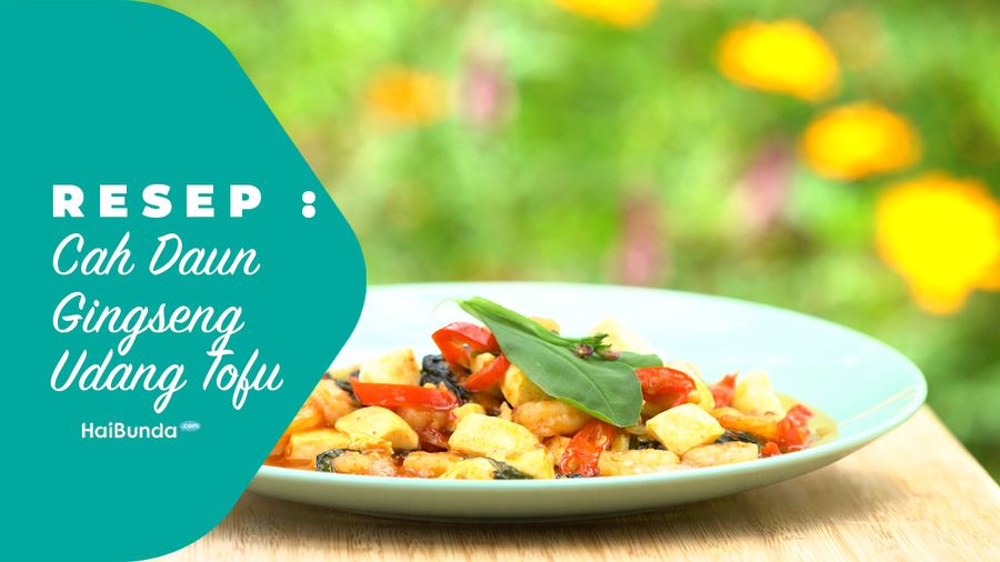Resep Cah Daun Gingseng Udang Tofu