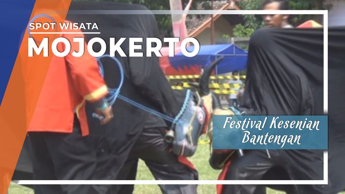 Unik, Festival Kesenian Bantengan di Mojokerto