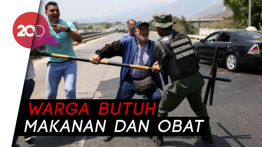 25 Tewas Akibat Protes Bantuan Masuk Venezuela