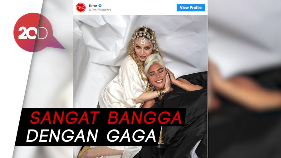 Foto Bareng, ‘Perang’ Antara Madonna dan Lady Gaga Berakhir