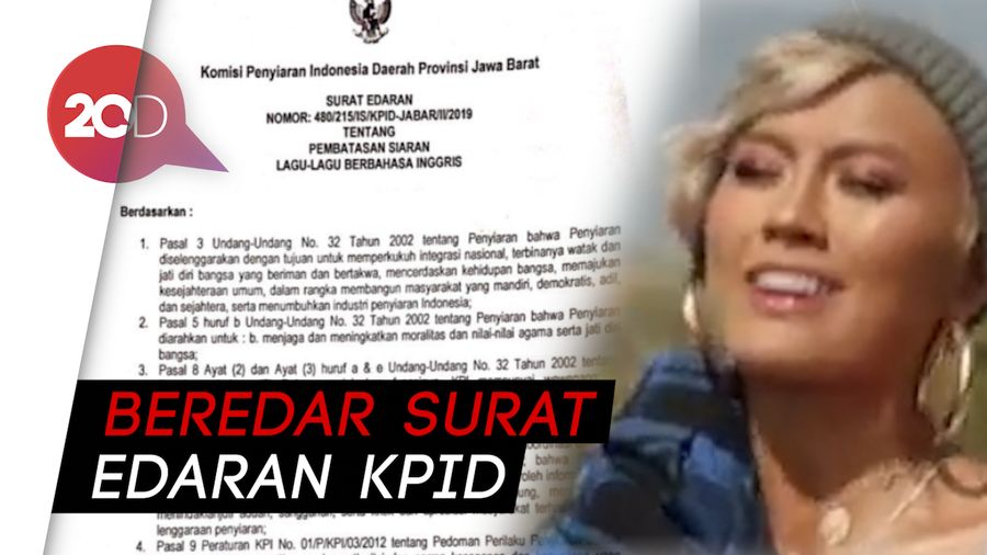 KPID Batasi Pemutaran Lagu dan Klip Agnez Mo di Jawa Barat