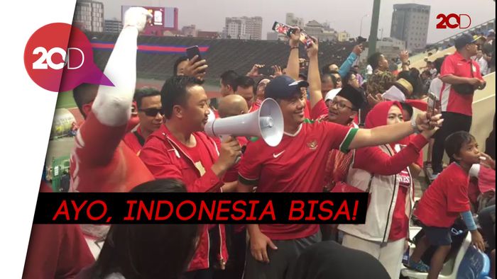Suasana Olympic Stadium Jelang Final AFF Indonesia Vs Thailand
