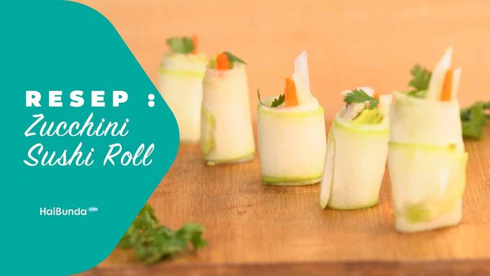 Resep Zucchini Sushi Roll