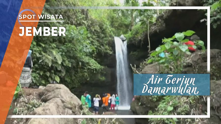 Indahya Air Terjun Damarwulan di Jember