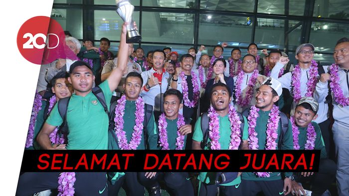Garuda Muda Istirahat  Jelang Pawai Kemenangan Besok