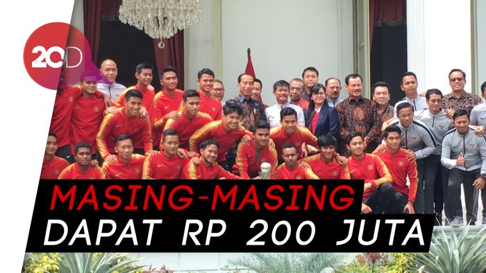 Bonus Ratusan Juta dari Jokowi untuk Penggawa Timnas U-22