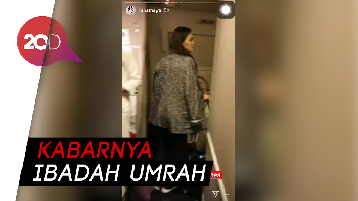 Reino Barack Nikahi Syahrini, Luna Maya Terbang ke Tanah Suci