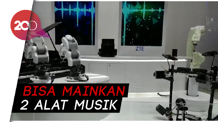 Robot Musisi Ini ‘Ngamen’ di MWC 2019