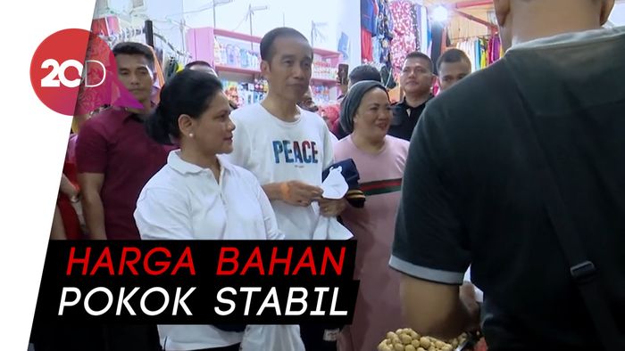 Jokowi Tegaskan Harga Stabil Saat Kunjungan ke Pasar Kendari