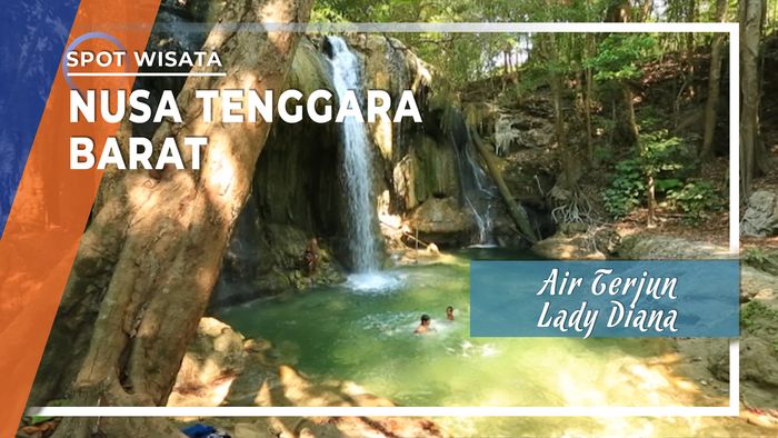 Mengunjungi Air Terjun Lady Diana di Pulau Moyo NTB