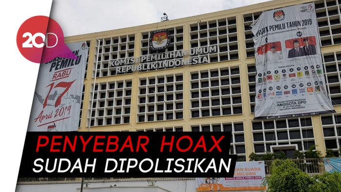 KPU Jelaskan Soal Hoax Surat Suara Tercoblos