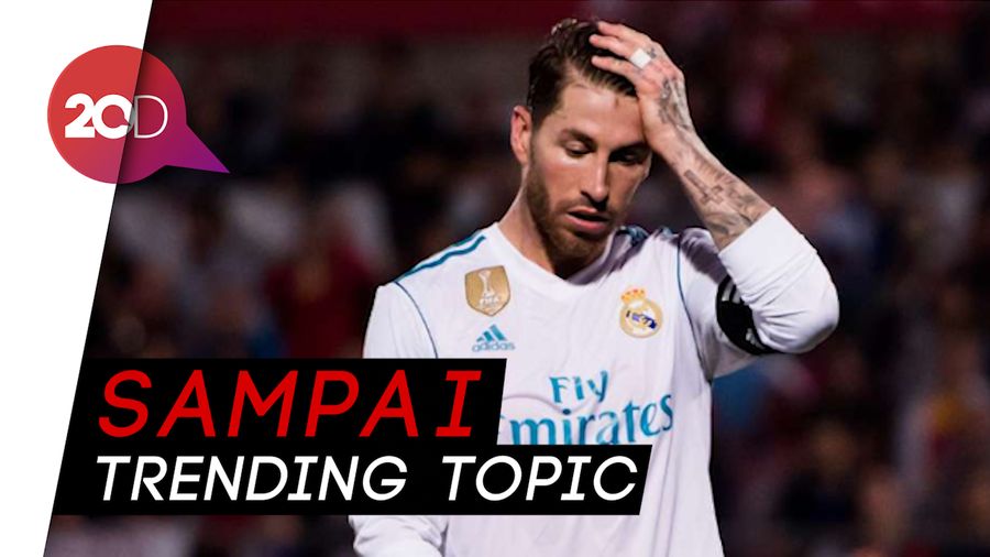 Madrid Kalah Lagi Lawan Barcelona, Ramos Diolok di Twitter