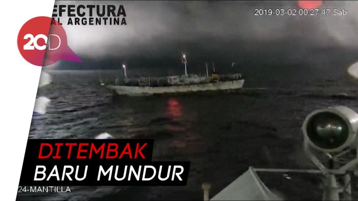 Tangkap Ikan di Perairan Argentina, Kapal China Diusir