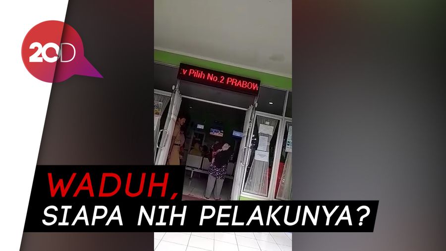 Layar Running Text di Puskesmas Ini Dihack, Muncul Tulisan Pilih 02