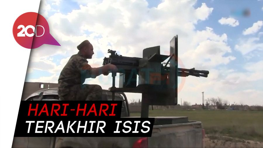 Detik-detik Penyerangan Kantong Terakhir ISIS di Baghouz