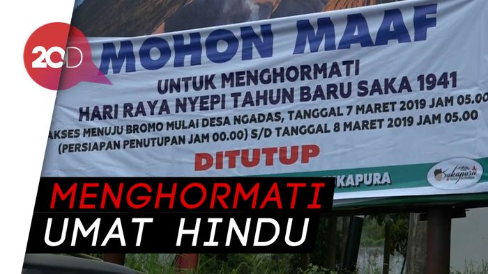 Gunung Bromo Ditutup Total Selama Nyepi