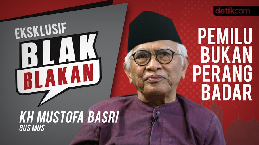Blak-blakan Gus Mus, Pemilu Bukan Perang Badar