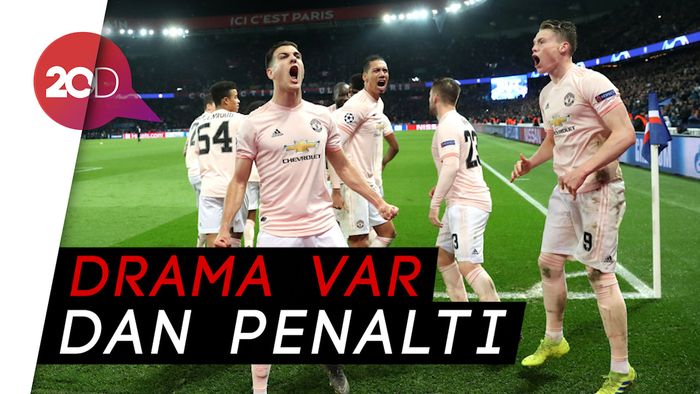 MU Comeback, PSG Tersingkir 