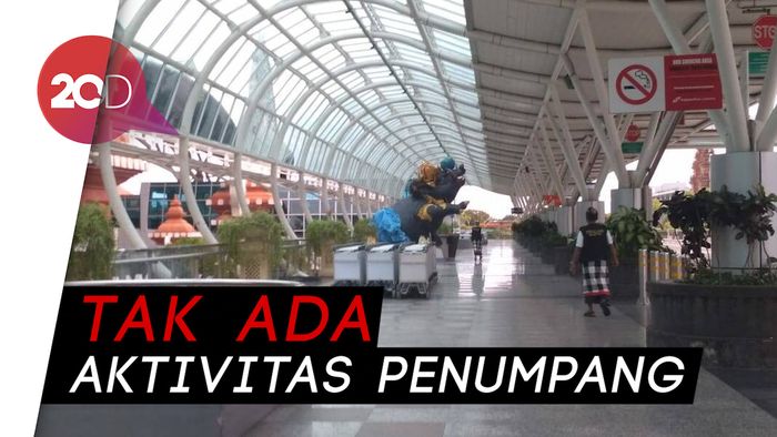 Nyepi, Bandara Ngurah Rai Bali Lengang