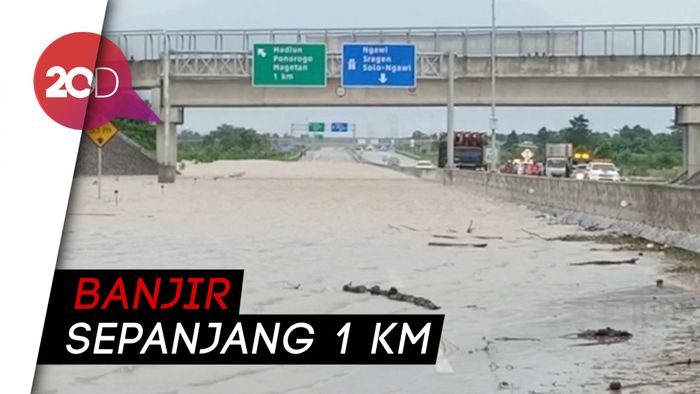 Ruas Tol Madiun Terendam Banjir, Begini Kondisinya