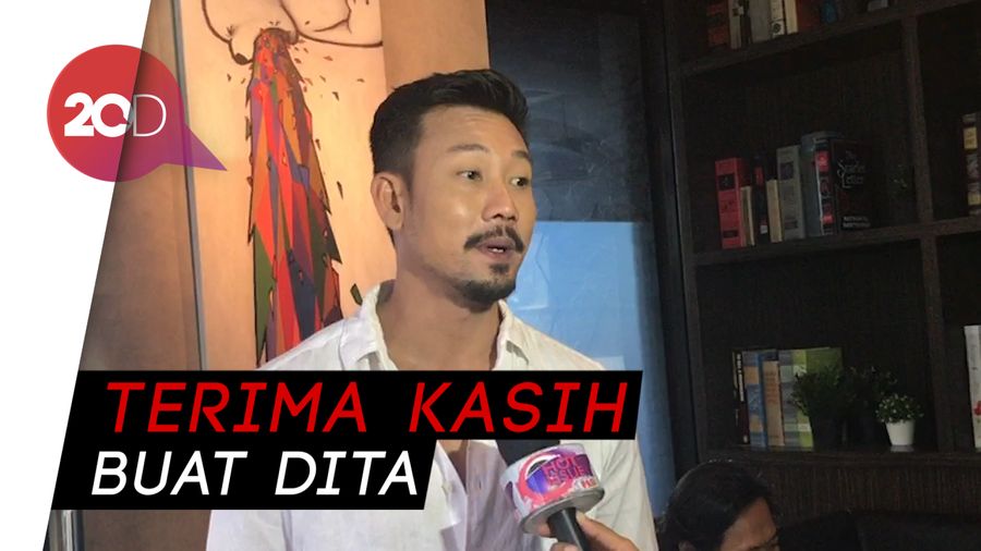 Ucapan Terima Kasih dari Denny Sumargo untuk Dita Soedarjo