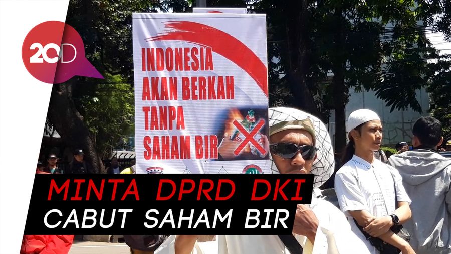 Massa Pro Jual Saham Bir Ancam Demo Besar Geruduk DPRD DKI