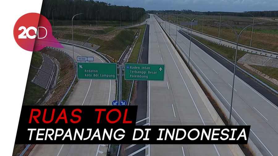 Tol Bakauheni-Terbanggi Besar di Lampung Resmi Dioperasikan