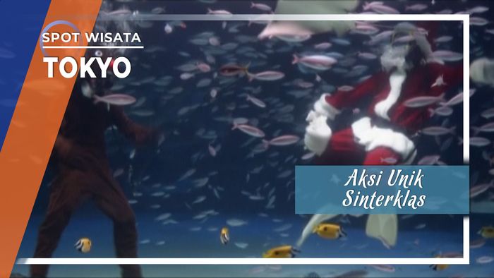 Aksi Unik Sinterklas di Tokyo, Jepang