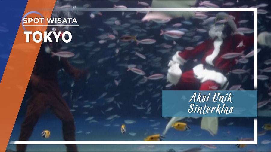 Aksi Unik Sinterklas di Tokyo, Jepang