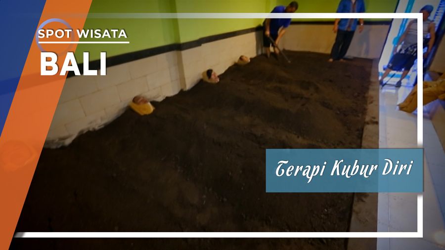 Terapi Kubur Diri dalam campuran Serbuk Kayu, Rempah dan Tanaman Herbal Pilihan di Bali