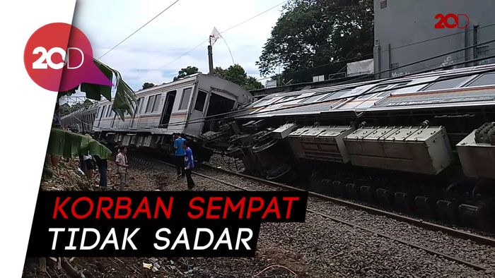 Korban KRL Terguling Luka Dalam karena Terinjak-injak