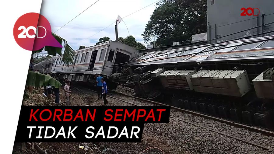 Korban KRL Terguling Luka Dalam karena Terinjak-injak