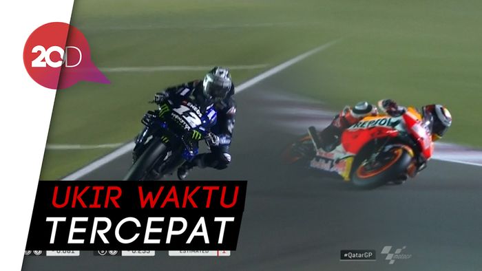 Salip Marquez, Vinales Raih Pole Position MotoGP Qatar