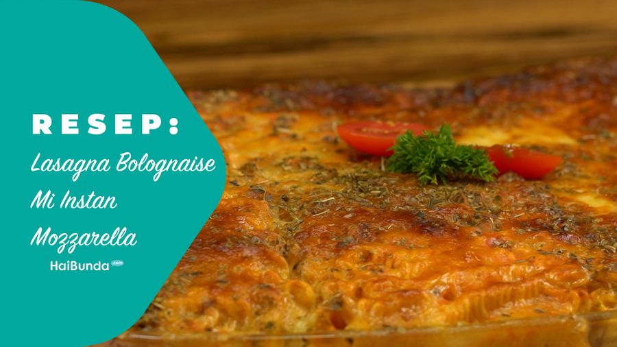 Resep Lasagna Bolognaise Mi Instan Mozzarella