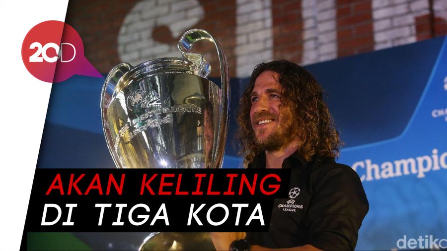 Carles Puyol dan Trofi Liga Champions Sapa Indonesia