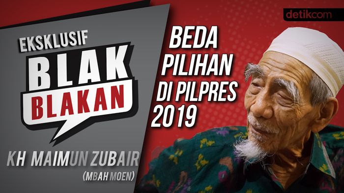 Blak-blakan Mbah Moen, Mengendalikan Perbedaan di Pemilu 2019