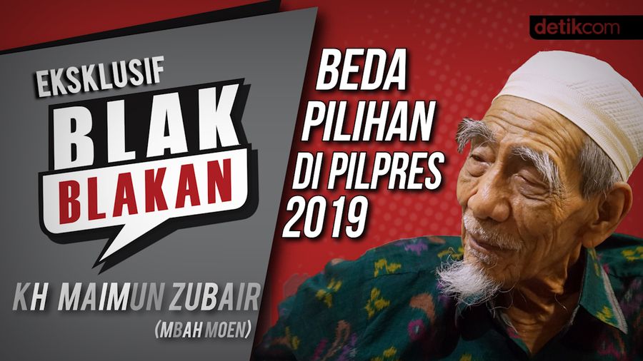 Blak-blakan Mbah Moen, Mengendalikan Perbedaan di Pemilu 2019