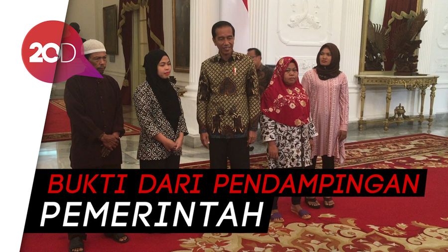 Jokowi ke Siti Aisyah: Selamat Berkumpul dengan Keluarga
