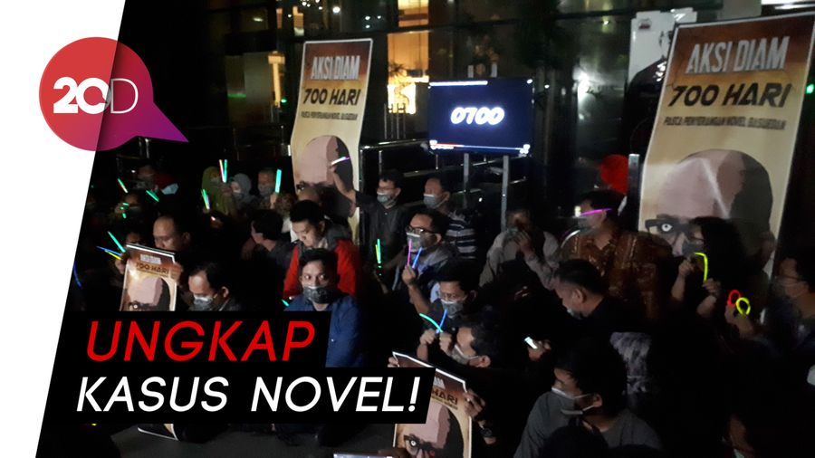 Peringati 700 Hari Teror Novel, Aksi Diam 700 Detik Digelar