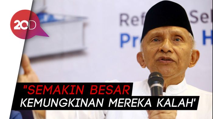 Tudingan Amien Rais: Kubu 01 Masuk Desa, Dikawal, Bagi-bagi Uang