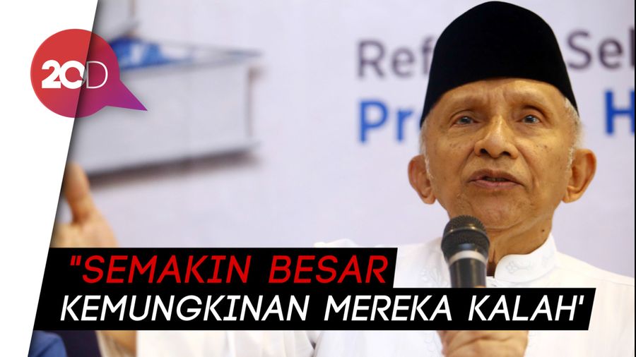 Tudingan Amien Rais: Kubu 01 Masuk Desa, Dikawal, Bagi-bagi Uang