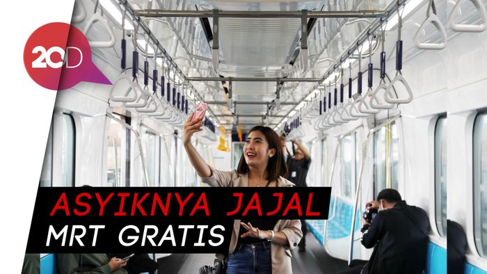 Uji Coba Publik Perdana Dimulai, Yuk Jajal Naiki MRT Jakarta