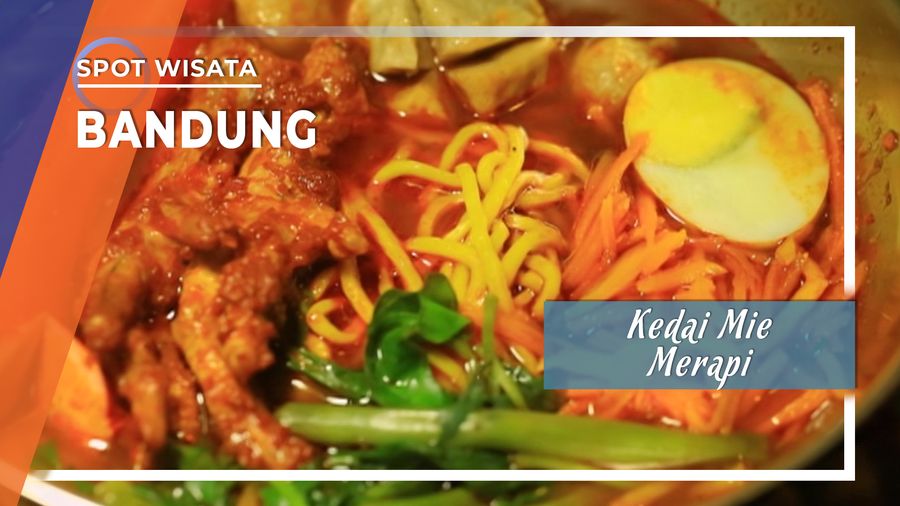 Ragam Unik Rasa Mie di Kedai Mie Merapi Bandung