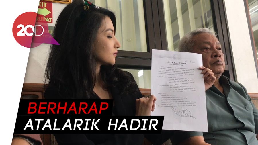 Atalarik Syah Absen, Sidang Mediasi Hak Asuh Anak Ditunda