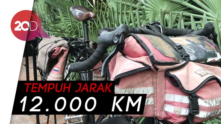Cerita Diego dan Marlies Kayuh Sepeda dari Belanda ke Jakarta