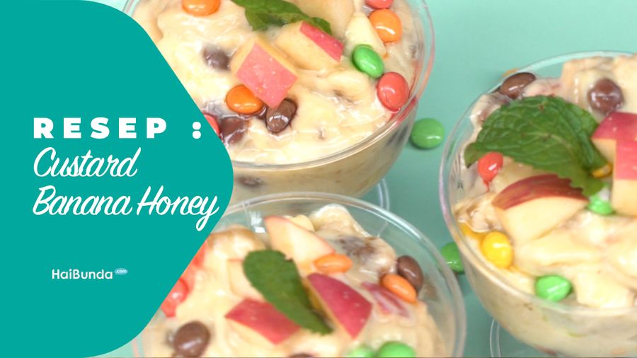 Resep Banana Honey Custard