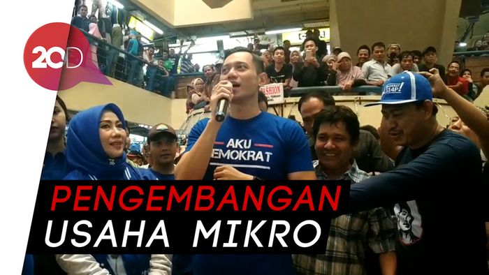 Kunjungi Pasar Cipulir, AHY Ingat-ingat Kebijakan SBY
