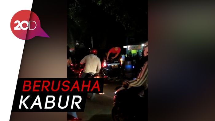 Maling Mobil Tertangkap Basah, Diuber-uber Massa
