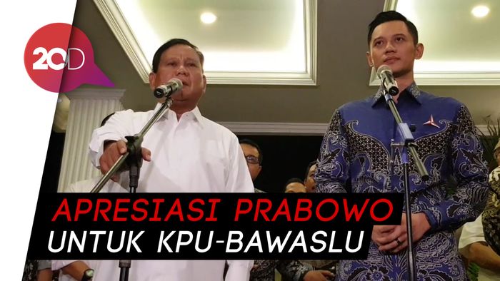 Prabowo: KPU-Bawaslu Sangat Kooperatif Utamakan Bangsa